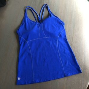 Athleta Blue Workout Tank Medium